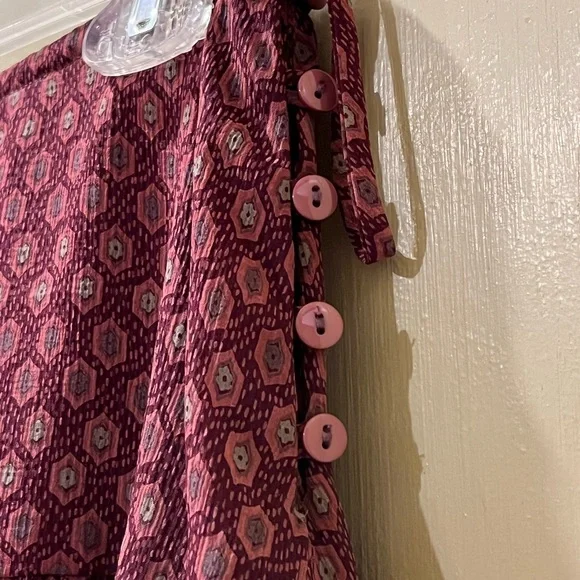 Free People Hexagon Print Knee length skirt - Picture 6 of 10